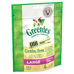 Greenies grain free deals dental dog treats