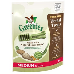 GREENIES™ Grain Free Adult Regular Dog Treats 6 x Dental Chews 170g image