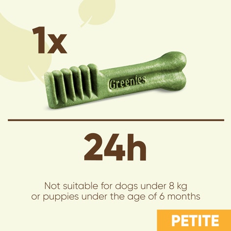 GREENIES™ Grain Free Adult Petite Dog Treats 10 x Dental Chews 170g - 5