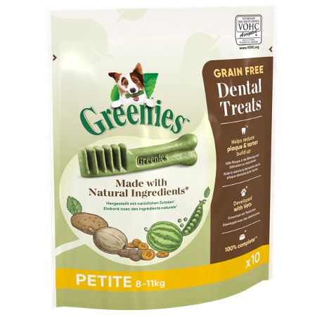 GREENIES™ Grain Free Adult Petite Dog Treats 10 x Dental Chews 170g
