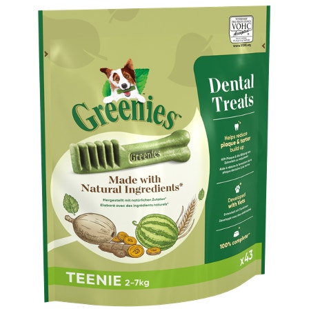 GREENIES™ Original Adult Teenie Dog Treats 43 x Dental Chews 340g
