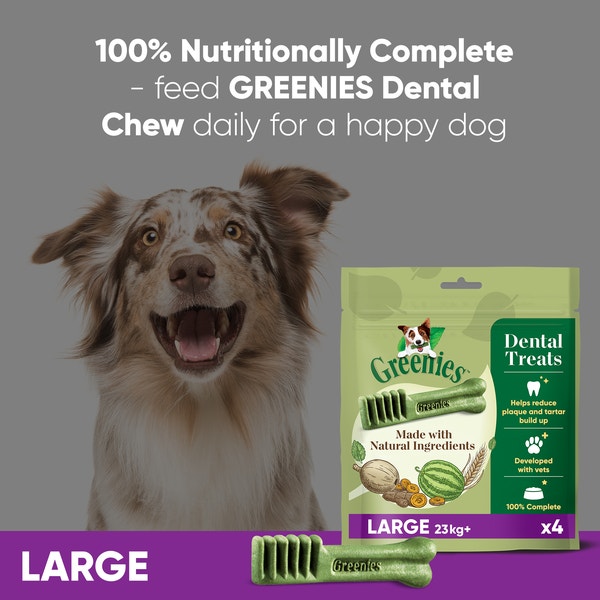 GREENIES™ Original Adult Large Dog Treats 4 x Dental Chews 170g - 32